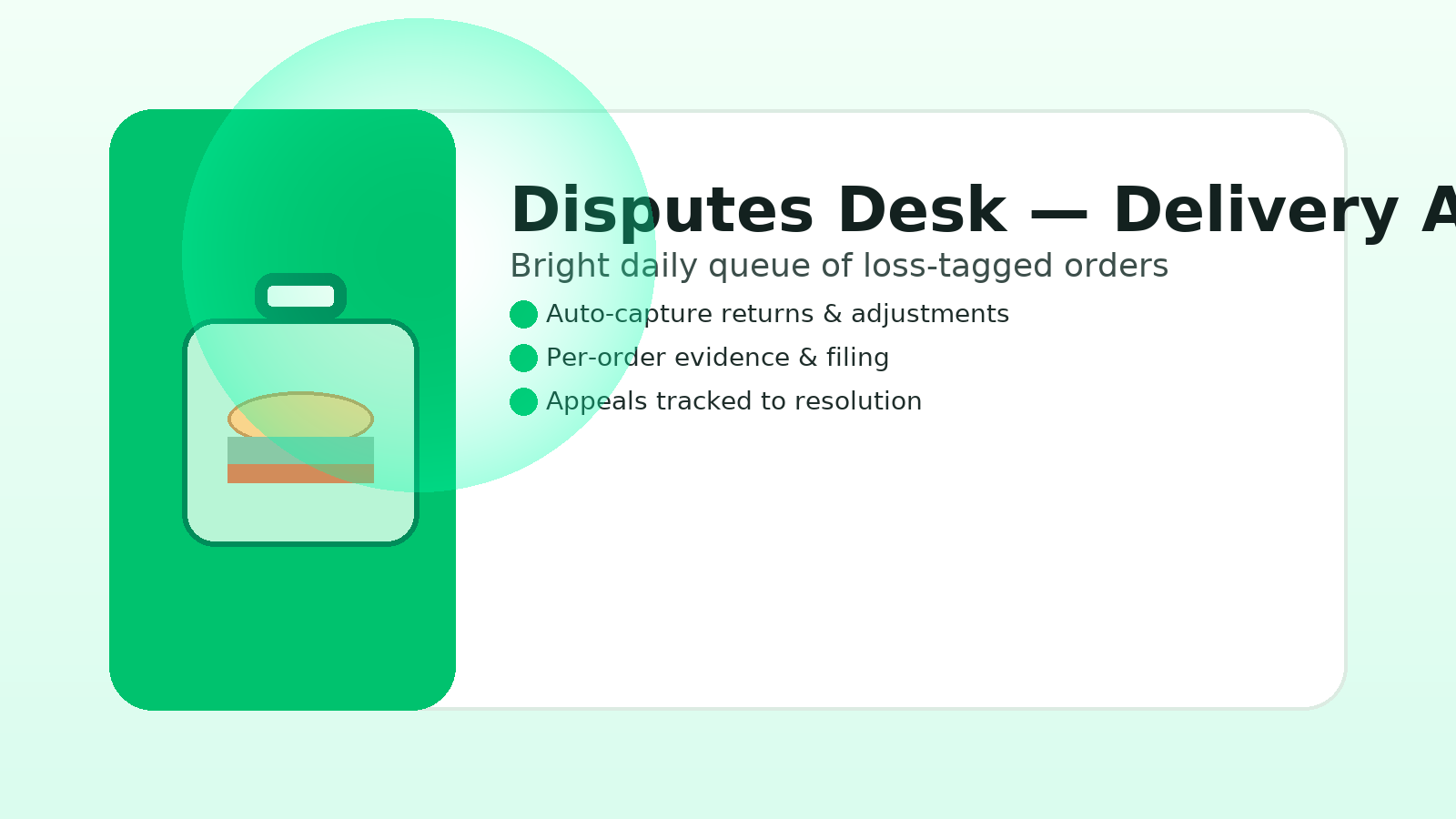 Queue of Uber Eats disputed orders